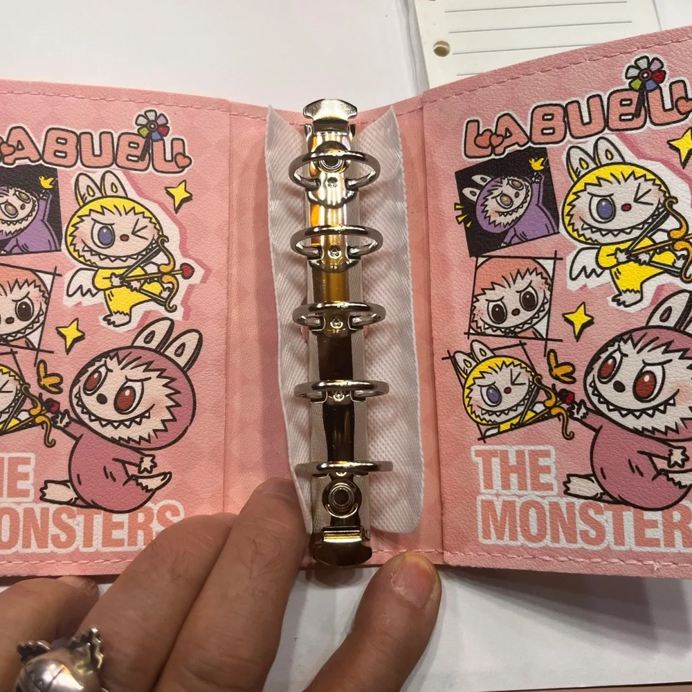 Labubu Replacement paper ONLY Monsters planner Binder Journal book 5 Binder ring